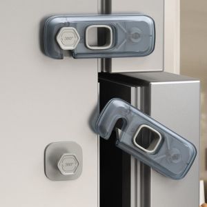 1PC Home Refrigerator Lock Fridge Freezer Door Catch Lock Toddler Kids Child Cabinet Safety Lock for Baby Safety