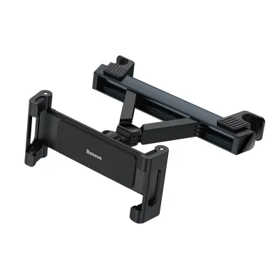 Baseus Car Seat Headrest Holder Car Phone Tablet Backseat Mount Stand For 4-12.9 inch Pad Mobile Phone 360° Adjustable