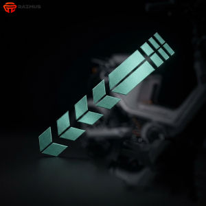 Motorcycle Fender Arrow Decal High-Visibility Warning Sticker