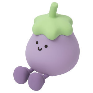 New Creative LED Eggplant Silicone Night Light C-Type Charging Three Level Patting Touch Decompression Night Light Suitable for Bedhead Eye Protection Night Light in Bedrooms Childrens Creative Timed Night Light