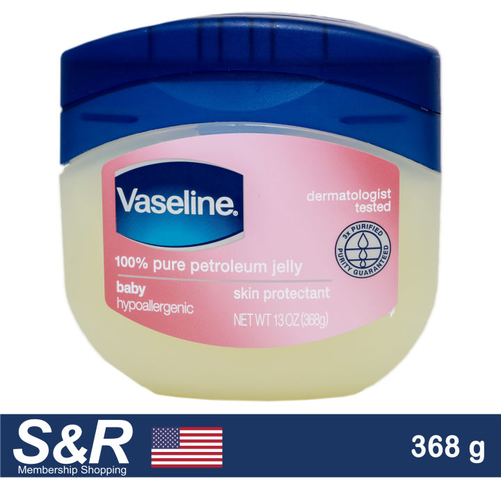 Vaseline Baby Hypoallergenic 100% Pure Petroleum Jelly 368g