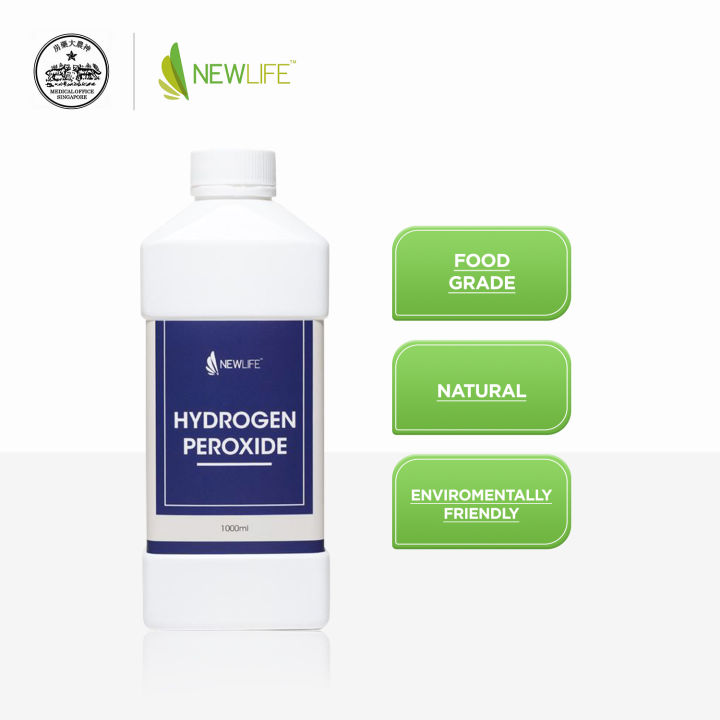 NewLife Hydrogen Peroxide 3 Solution (1000ml) for Plants, Gardening