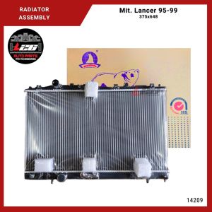 14209 Mitsubishi Lancer 1995-1999 Radiator Assembly A/T 375x648x26mm MR187964/MR204590 (Polar)