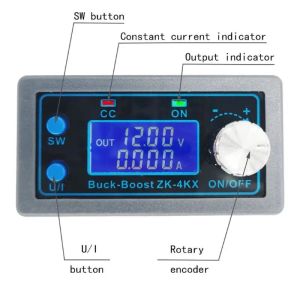 Buck Boost Converter DC CC CV 0.5-31V 4A Power Supply Modul Adjustable