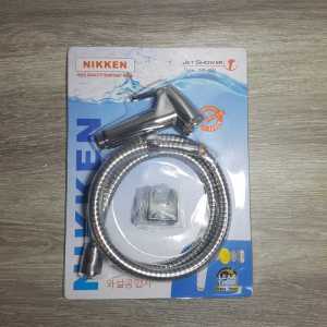 Nikken Jet Shower Chrome - Shower Cebok Silver Selang Flexible