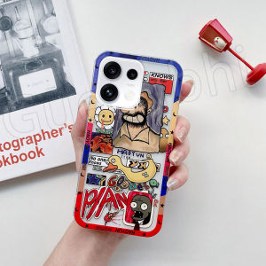 Phone Case for OPPO Reno16 F 5G Reno16 Pro 5G Cute Cartoon Plant Zombie Pattern Shockproof Clear Silicone Soft Casing for OPPO Reno 16f 16pro 16 5G Phone Cover