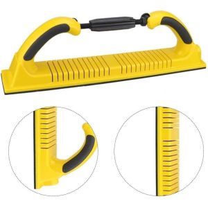 Flexible Hand Sanding Board with Adjustable Curvature for Cleaning Polishing Rust Removal