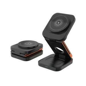 The three-in-one unlimited rotating charger offers 360-degree rotation for convenient charging