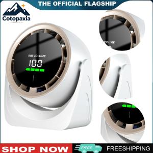 [Cotopaxi] Turbo Table Fan Wall-Mouted Design Personal Fan for Bedroom Home Office Travel