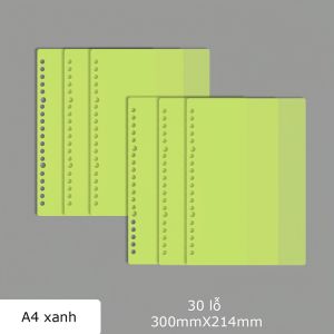 Set Bìa sổ nhựa tab phân trang A5 / B5 / A4 màu trong suốt làm bìa sổ còng -Aeneas Shop