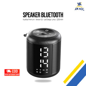 [KN ACC] BLUETOOTH SPEAKER X7S WITH LED WIRELESS ALARM / FM RADIO