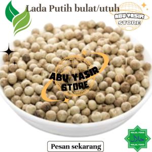 Lada Putih Butir/White Pepper seed 100 gr