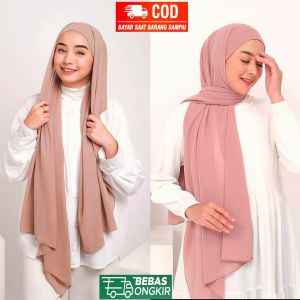 Jilbab Pashmina Inner 2in1 Bisa Bolak Balik