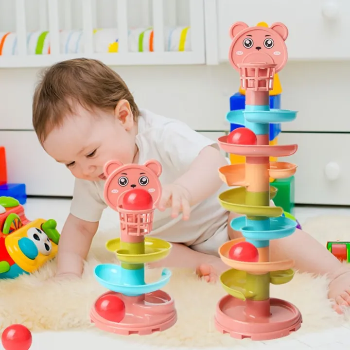 Học tập Nhận Thức Đống Tháp Lắp ráp Đồ Chơi Lăn Bóng Đồ Chơi Tắm Trò ...