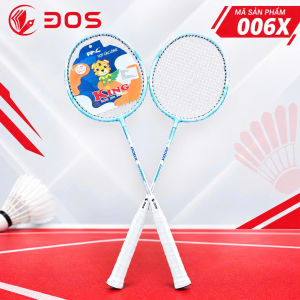 Cặp Vợt Cầu Lông King Phối Màu Xanh Dương Nhạt - Trắng Nhẹ Nhàng Thanh Lịch 006