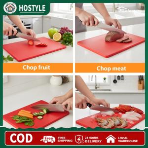 PE Chopping Mat with Anti Slip Surface Flexible Cutting Boards 40x30x2cm for Kitchen Vegetable Meat Or Cheese