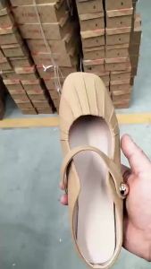 [Free Shipping] Flat-bottomed closed-toe mules for women 2025 new spring-summer versatile slip-on mules