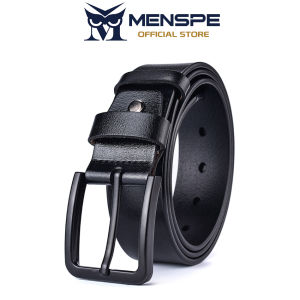 MENSPE Men Belt Smooth Second-layer Cowhide Belt Fashion Retro Belt Adjustable Belt Business Leisure Belt Simple Casual Needle Buckle Wear-resistance Simple Nice Waistband