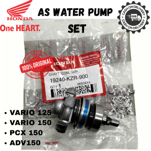 ORIGINAL AS WATER PUMP ASSY SET KIPAS GEAR SEAL HONDA KZR VARIO 125 150 OLD LAMA TECHNO LED PCX ADV 150 KUALITAS ASLI