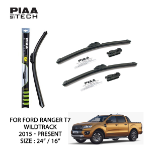 Ford Ranger T7 Wildtrack 2015 - 2020 PIAA Si-Tech Silicone Wiper (24" / 16")