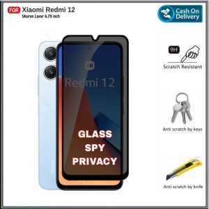 Redmi 12 Note 12 4G Note 12 Pro 4G Xiaomi Redmi Note 12 Pro 5G Tempered Glass FullGlue Anti Spy PRIVACY