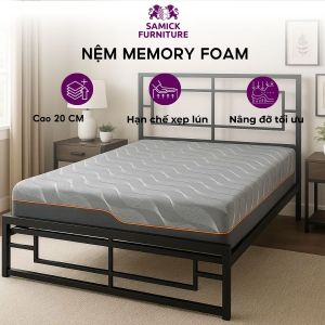 Nệm Memory Foam Clouds Cao 20cm - Cung Cấp Bởi SAMICK