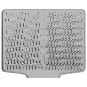 Nonslip Silicone chìm Tray với hiệu quả dòng nước chịu nhiệt tấm úp bát đĩa cho bàn đồ dùng lưu trữ