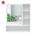 Rak Kosmetik Minimalis / Meja Hias Kamar Aesthetic Dengan Cermin Rias Tempel Dinding Gantung 60x50cm. 