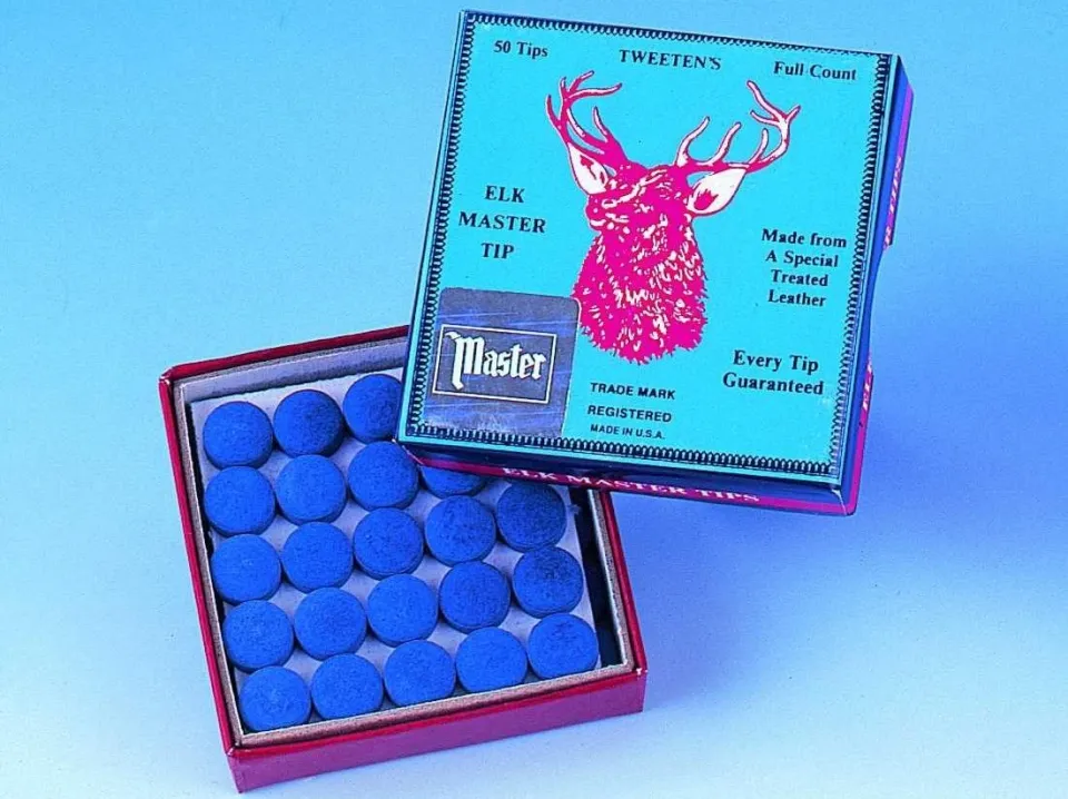 หัวคิวบิลเลียด Elk Master Cue Tips ขนาด 9-14 mm (Box of 50