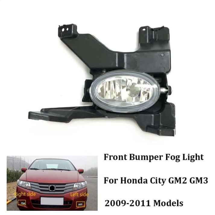 Honda City 2009 2010 2011 Fog Lamp Light Front Bumper Lamp Light ...