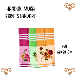 [ISI 12] Handuk Muka 580T MURAH & PREMIUM Warna Untuk Sholat Olahraga Salon