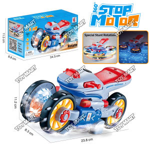 360° Rotating Stunt Car Toy with LED Lights Durable Kids Toy Vehicle Gift