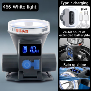 2025 New brightness 1000x Headlight Flashlight laser led super bright Usb Rechargeable Waterproof Super Bright Headlamp Outdoor Camping  multifunctional night sight lights