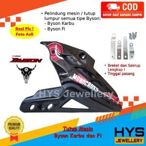 [COD] Tutup Mesin Yamaha Byson Karbu dan Fi Injection - Cover Engine Lumpur Transformer Bison