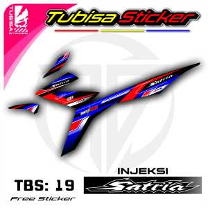 Sticker Striping Satria Fu 150 Injeksi - Stiker Striping Variasi Satria Fu 150 Injeksi. TBS.SF.19