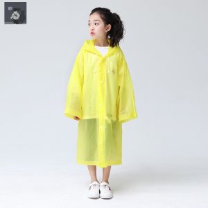 BUYYU EVA Raincoat For Kids Waterproof Kapote For kids Durable EVA Outdoor Rain Coat for Kids Boys & Girls Raincoat