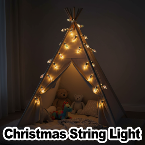Christmas Snowball Led String Light Patio Lights Window Fairy Decorative Indoor Snowman Battery Powered Tree Ornaments Holiday Bubble Festival For Home Around Fireplace Warm White