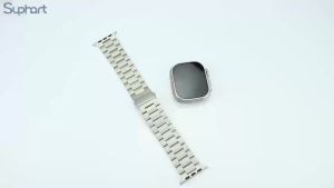 No Tool Needed Bands Compatible with Watch Band 42mm 41mm 40mm 38mm for Women Men Detachable Metal Strap for iWatch SE Series 11 10 9 8 7 6-1 (Black)