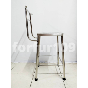 เก้าอี้แสตนเลส พนักพิง 45-60cm สีเหลี่ยม ระหว่างกาแฟ คุณภาพเกาะ