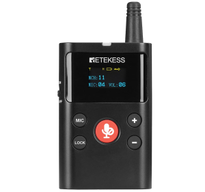 Retekess TT126 Two-way Tour Guide Audio System Separate Transmitter and Receiver For Factory ConferenceTourism Museum Church Hajj and Umrah