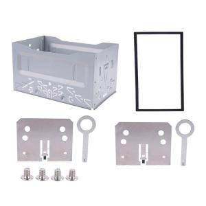 Double 2 Din Auto Car Fascia for Seat Altea Stereo Face Plate Frame Radio Panel Dash Mount Kit Adapter Trim Bezel Fascia