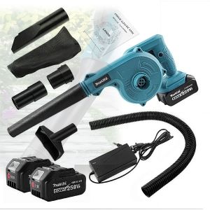 เครื่องเป่าลมไร้สาย MAKITA 199V รุ่น 2in1 เป่าลมแรง ดูดฝุ่นได้ แถมแบตเตอรี่ 2 ก้อน พกพาสะดวก ใช้งานง่าย ส่งไว พร้อมการรับประกัน ราคาคุ้มสุด