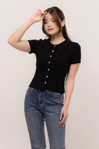 RIMINI - Atasan Remaja Blus Casual Rajut XS-XL - Mayven Top 5309