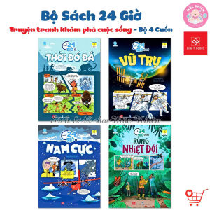 Sách Bách khoa tri thức - 24 giờ - Truyện tranh khám phá cuộc sống cho trẻ từ 6 - 15 tuổi - Đinh Tị Books