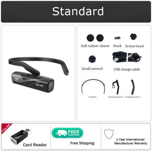 ORDRO EP8 20MP 4K 60fps Video Camera With Head Mounted Design And 2 Axis Gimbal Stabilizer For Vlogging