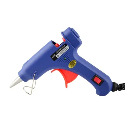Hot Glue Gun Set with Glue Sticks High Temp Heater Melt Repair Tool Mini Gun 20W