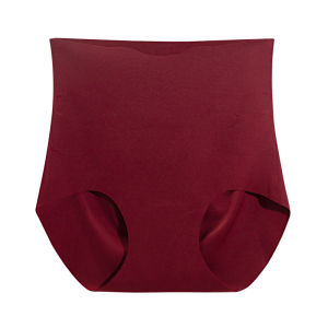 Breathable Hip Lifting Womens Silk Antibacterial Tummy Tuck Panties Hip Lift No Trace Wear Antibacterial Underwear