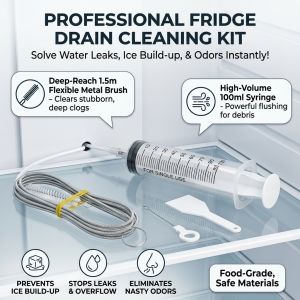 Fridge Drain Hole Clearing Tool  Essential for Home Cleaning