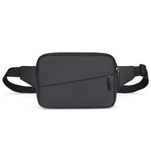 VIVIBAGS#4034  FASHIONS BAG WAITSBAG AND CHESTBAG  NYLON  MATERIAL FOR MEN