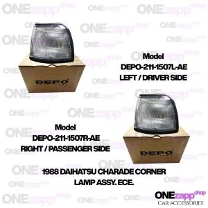 1988 DAIHATSU CHARADE CORNER LAMP ASSY. ECE. DEPO-211-1507-AE